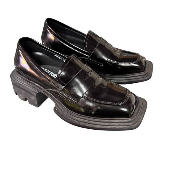 untitlab black non-slip derby shoes AW201104 PU3 size 36 women’s